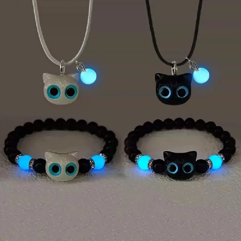 Men Accessories Wrist - 빛나는 커플 팔찌 목걸이 (여성용, 남성용)