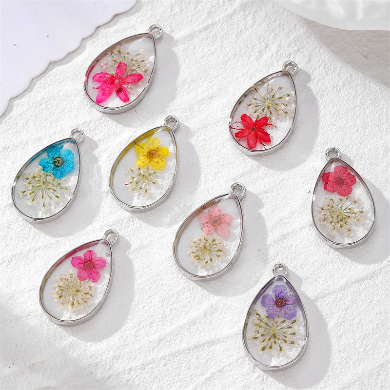 Men Accessories Locket - 최신 30개/세트 천연 건조 꽃 심부