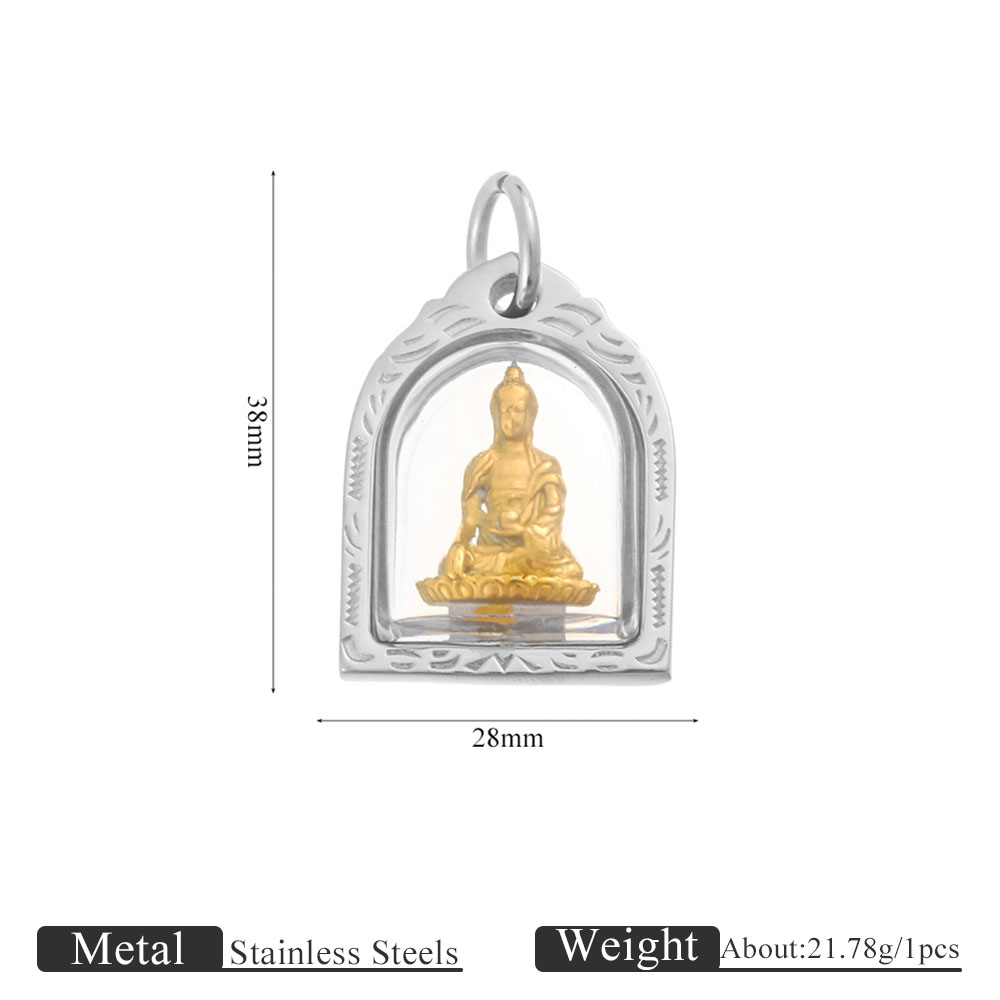1/2pcs 사진 프레임 참 18K 스테인레스 스틸 로 - Men Accessories Locket 리뷰 및 가격