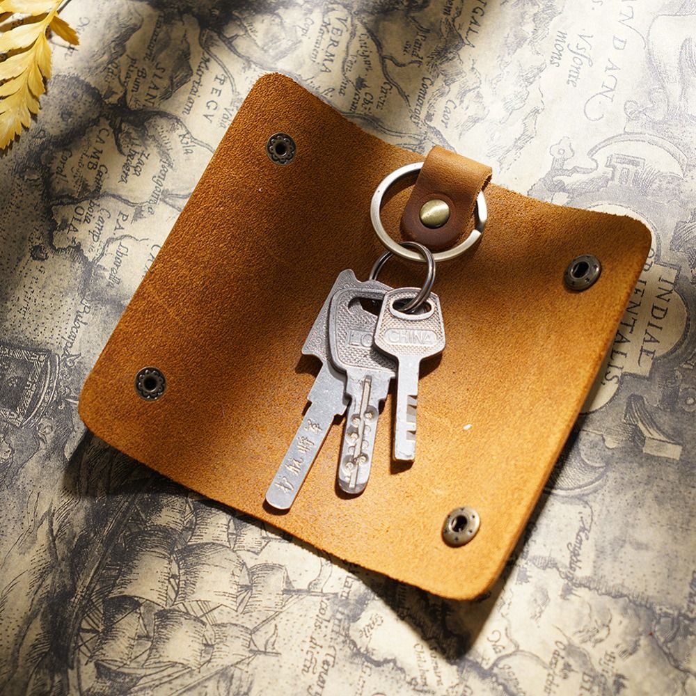 미니멀리스트 다기능 남성용 정품 가죽 미니 키 백, 자 - Men'S Accessories High End 리뷰 및 가격