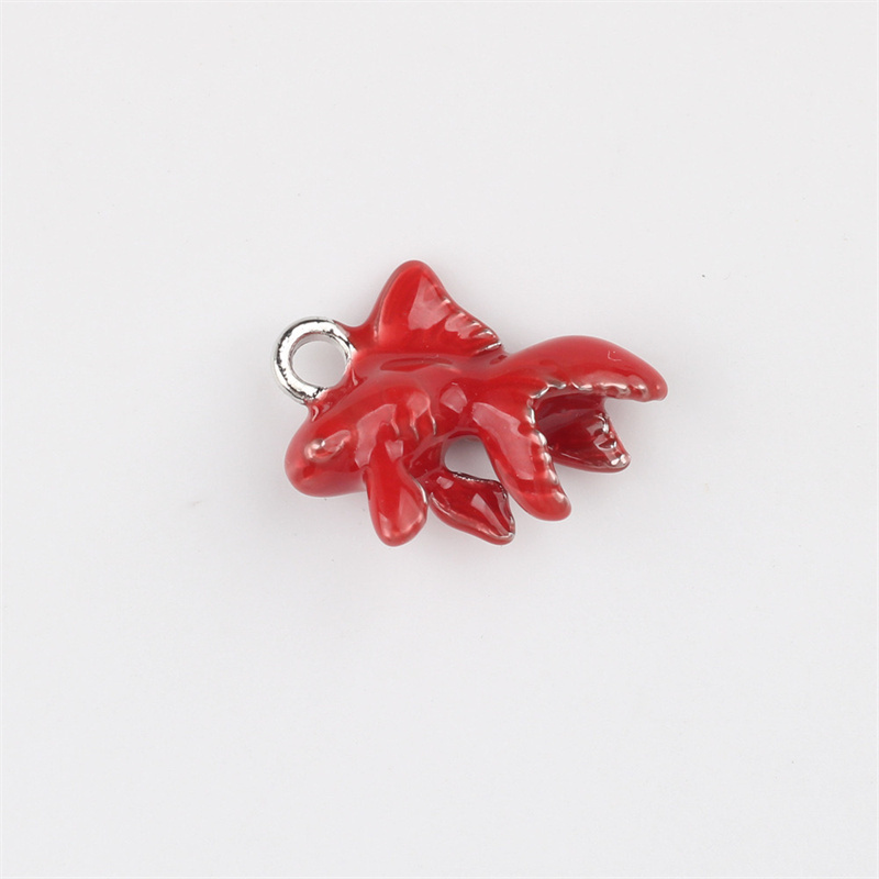무료 배송 50 개/몫 드롭 오일 동물 만화 물고기 모 - Men Accessories Locket 리뷰 및 가격