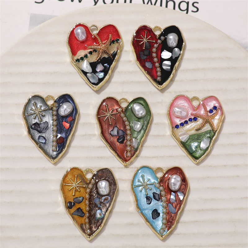 최소 주문 수량 20개/묶음 컬러 비즈 코어 장식 만화 - Men Accessories Locket 리뷰 및 가격