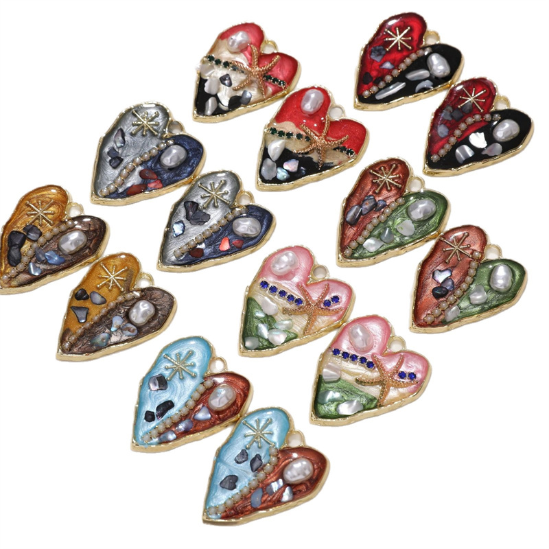 최소 주문 수량 20개/묶음 컬러 비즈 코어 장식 만화 - Men Accessories Locket 리뷰 및 가격