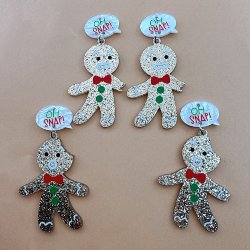 10개 귀여운 크리스마스 진저브레드맨 펜던트, DIY  - Men Accessories Jewelry 리뷰 및 가격