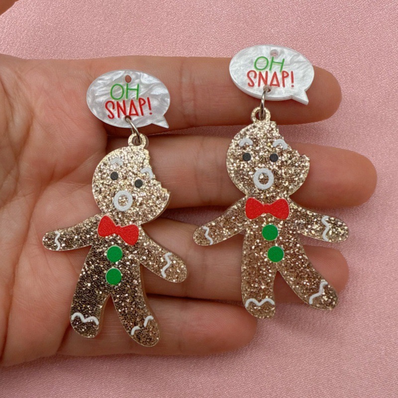 10개 귀여운 크리스마스 진저브레드맨 펜던트, DIY  - Men Accessories Jewelry 리뷰 및 가격