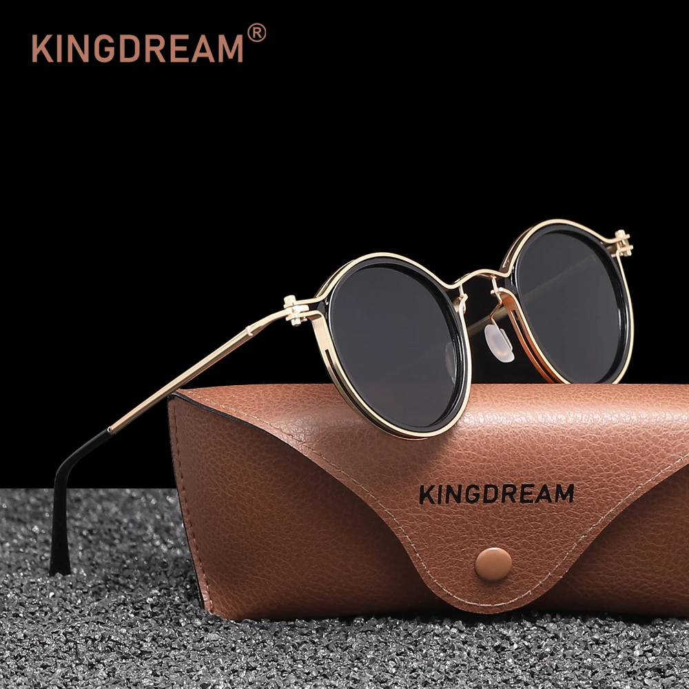 KINGDREAM 작은 원형 프레임 클래식 선글라스 남 - Men'S Vacation Accessories 리뷰 및 가격