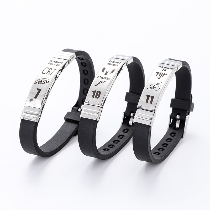 라이오넬 메시 크리스티아누 호날두 네이마르 축구 스타  - Men Accessories Wrist 리뷰 및 가격