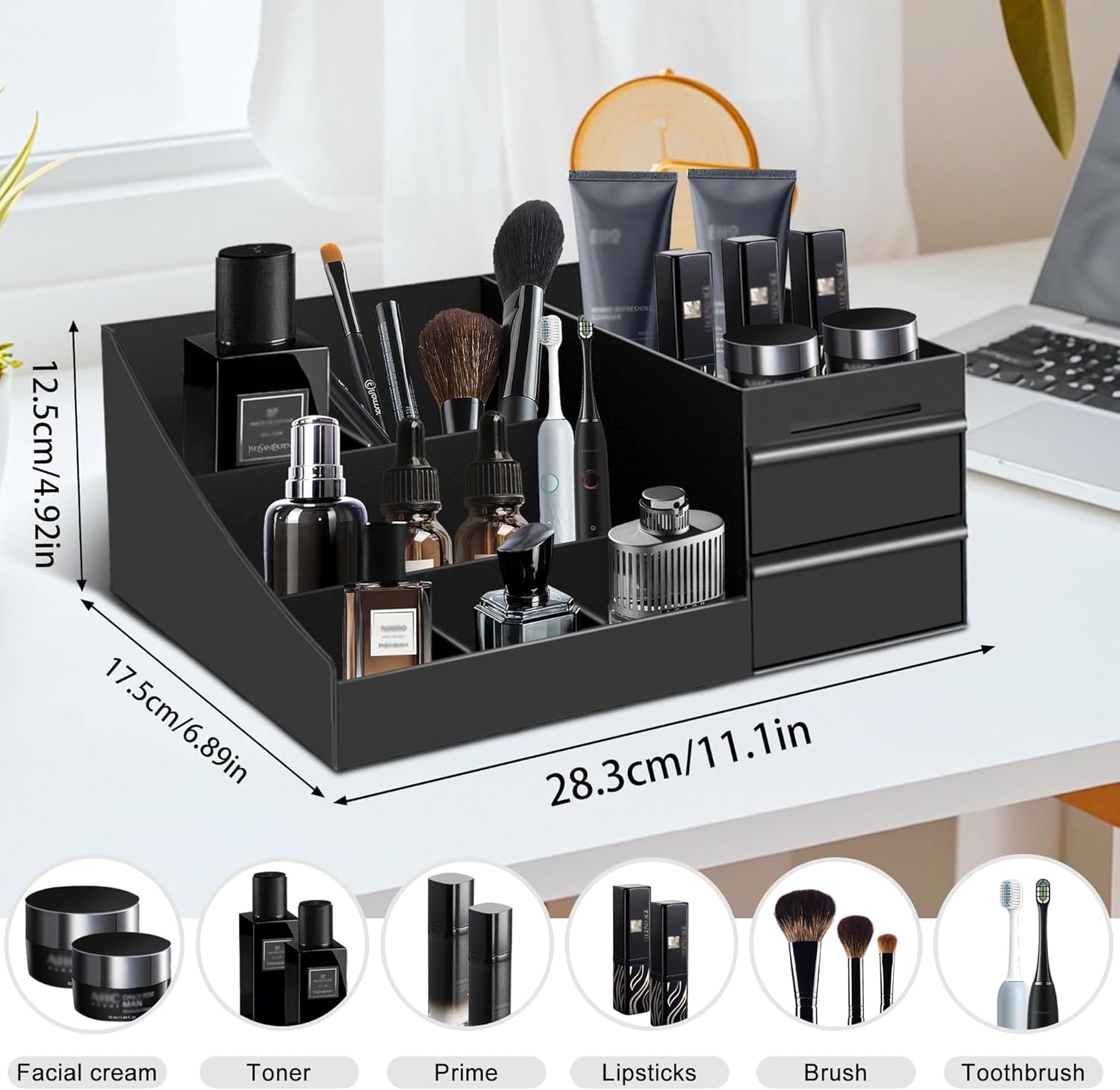 빈티지 욕실 정리함 화장품 보관함 향수 트레이 플라스틱 - Men'S Accessories Organizer Tray 리뷰 및 가격
