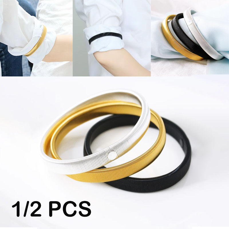 1개 탄성 암밴드 셔츠 소매 홀더 여성 남성 패션 조절 - Men Accessories Wrist 리뷰 및 가격