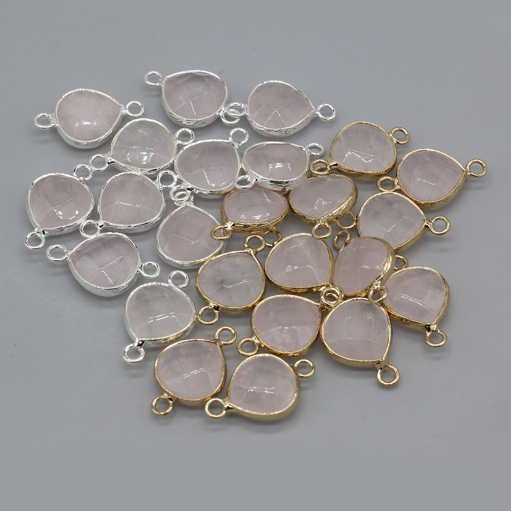 2pcs 천연 돌 커넥터 DIY 여성을위한 뚱뚱한 워터 - Men Accessories Wrist 리뷰 및 가격