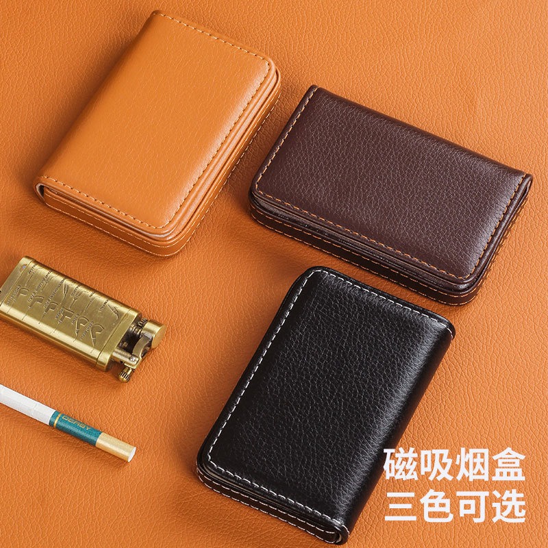 휴대용 8mm 담배 케이스 PU 가죽 명함 홀더 스타일 - Men'S Mens Accessories 리뷰 및 가격