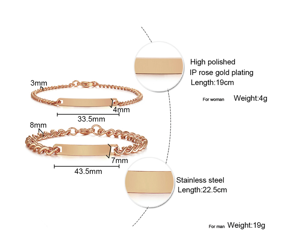 Plate Id Tag Bar Bracelet Cuba - Men Accessories Wrist 리뷰 및 가격