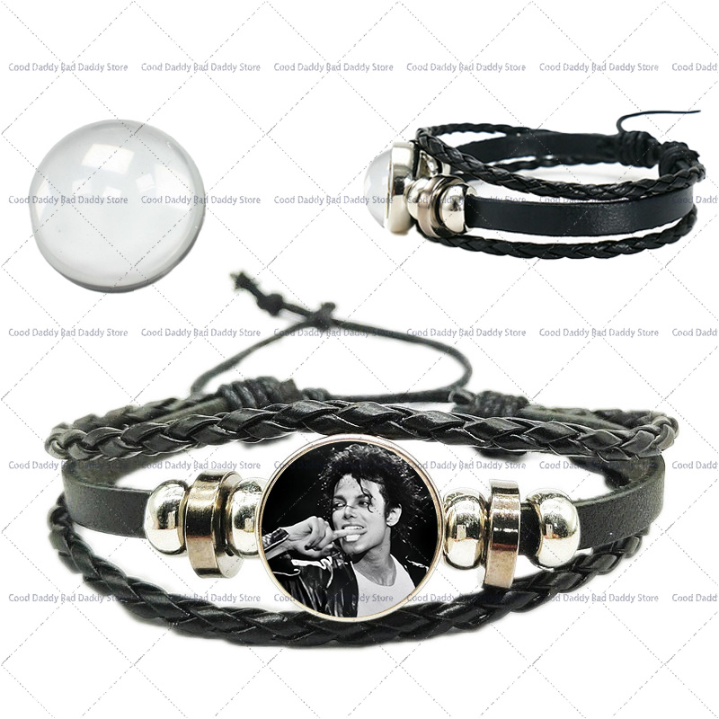 마이클 잭슨 남녀공용 수공예 로프 팔찌, 슈퍼스타 MJ - Men Accessories Jewelry 리뷰 및 가격