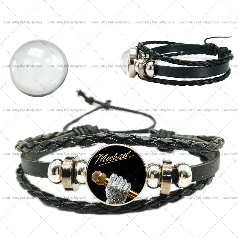 마이클 잭슨 남녀공용 수공예 로프 팔찌, 슈퍼스타 MJ - Men Accessories Jewelry 리뷰 및 가격