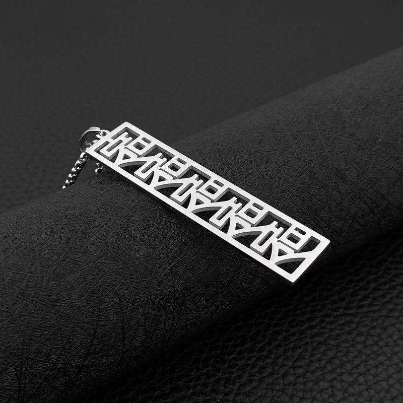 영감을주는 인물 남성과 여성 힙합 펜던트 티타늄 스틸  - Men Accessories List 리뷰 및 가격