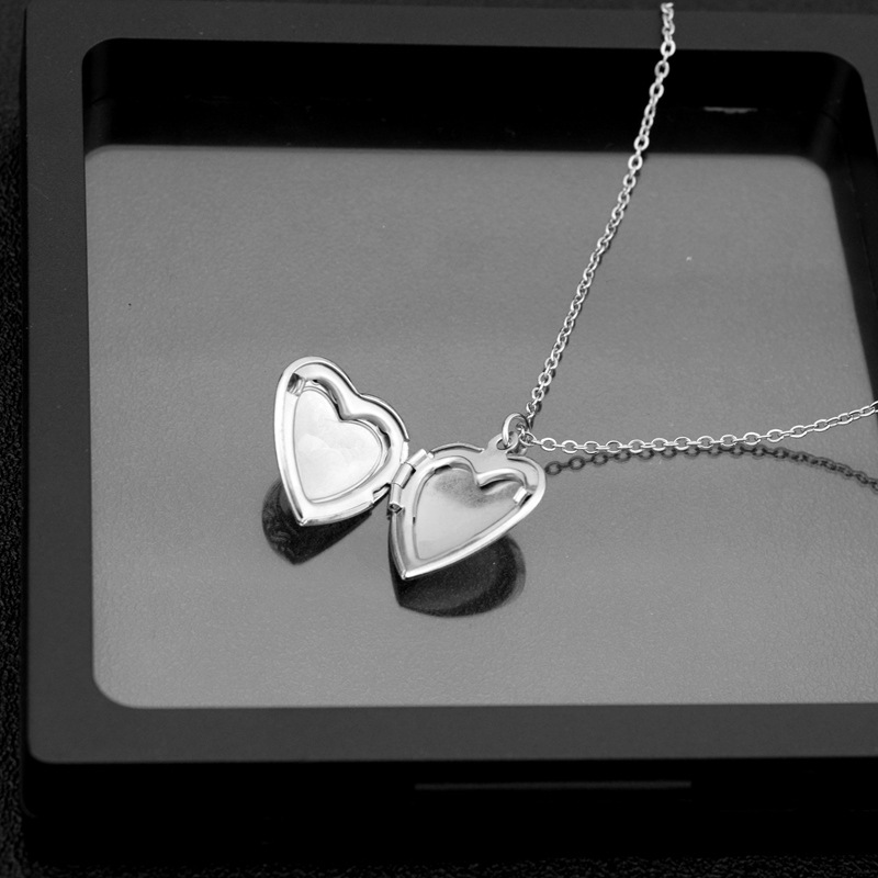 남녀공용 러브 하트 로켓 펜던트 목걸이, 스테인레스 스 - Men Accessories Locket 리뷰 및 가격