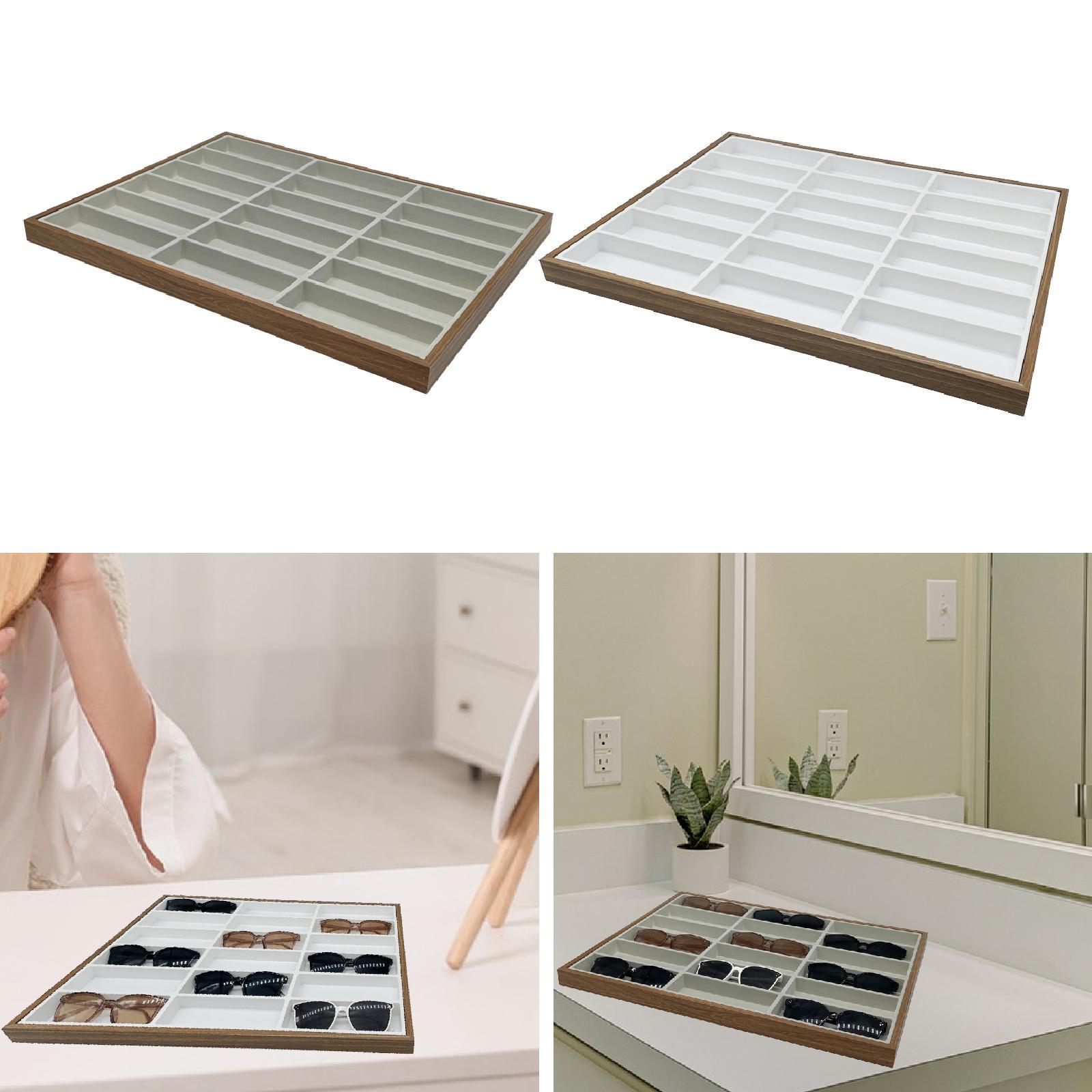 선글라스 정리함 트레이 18칸 안경 진열 케이스 시계  - Men'S Accessories Organizer Tray 리뷰 및 가격