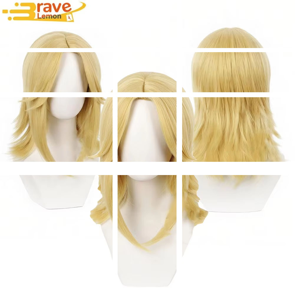 조니 조스타 코스프레 가발 내열성 합성 머리카락 애니메 - Men Accessories Korea 리뷰 및 가격