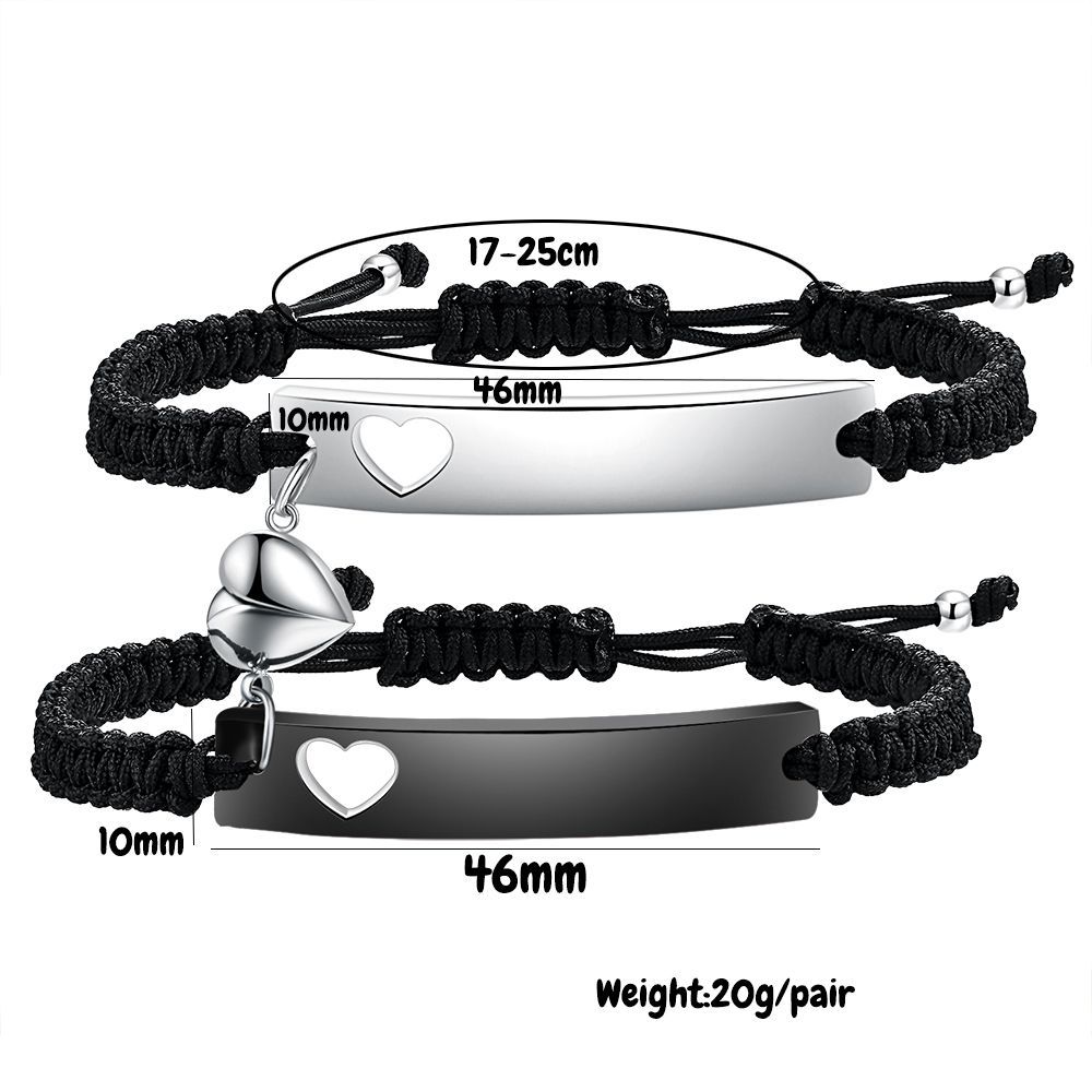 사용자 정의 스테인레스 스틸 커플 팔찌 세트 여성을위한 - Men Accessories Wrist 리뷰 및 가격