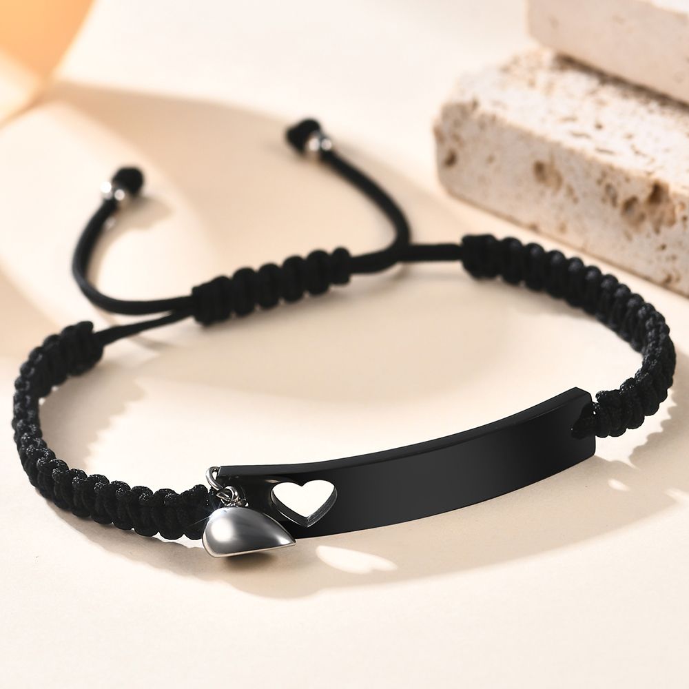 사용자 정의 스테인레스 스틸 커플 팔찌 세트 여성을위한 - Men Accessories Wrist 리뷰 및 가격