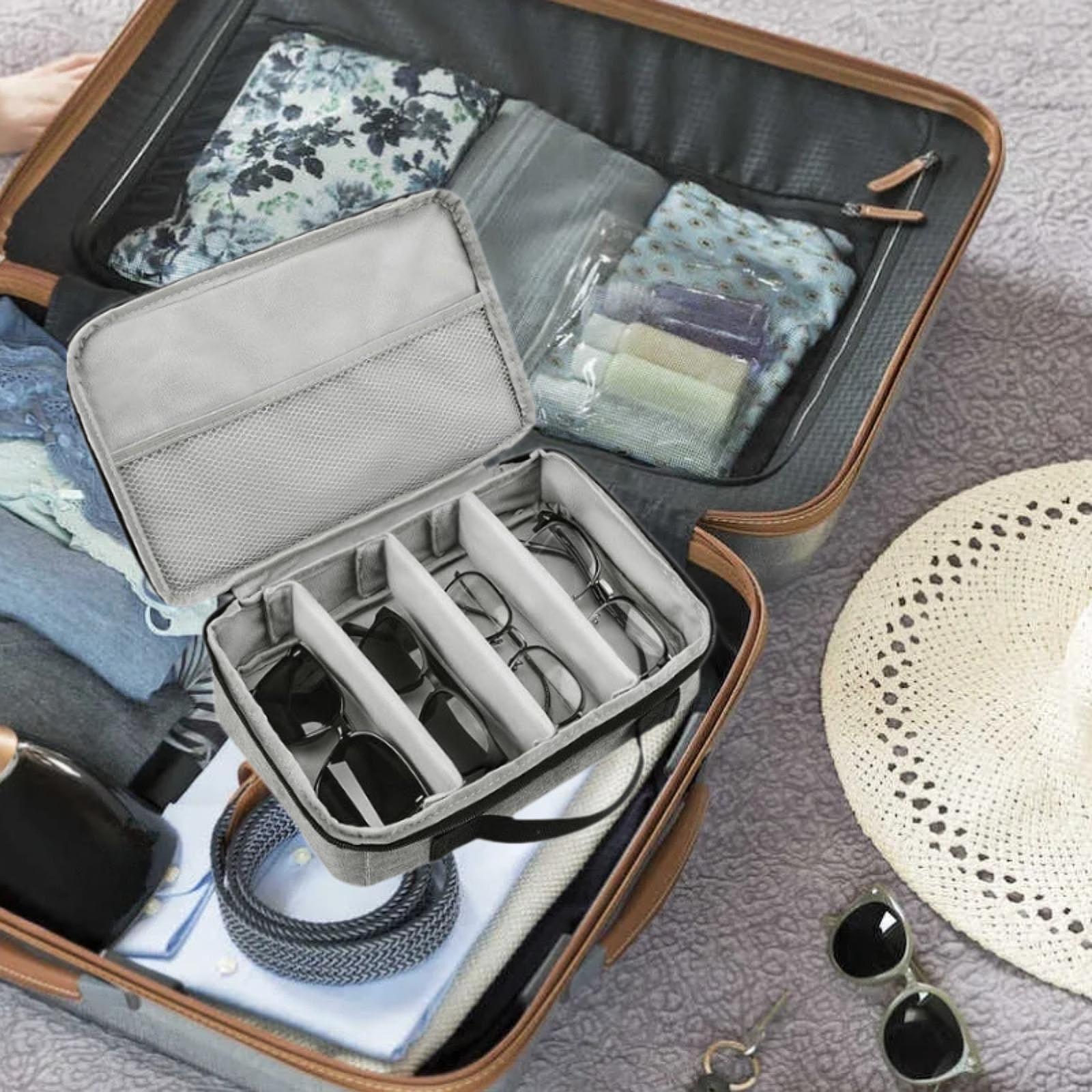 여행 선글라스 주최자 지퍼 선글라스 쥬얼리 컬렉션 케이 - Men'S Accessories Organizer Tray 리뷰 및 가격