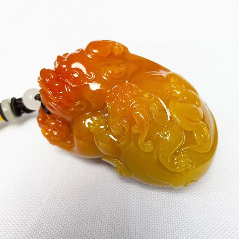 내추럴 황 롱유 픽시우 펜던트 목걸이, 매력적인 주얼리 - Men Accessories Wrist 리뷰 및 가격
