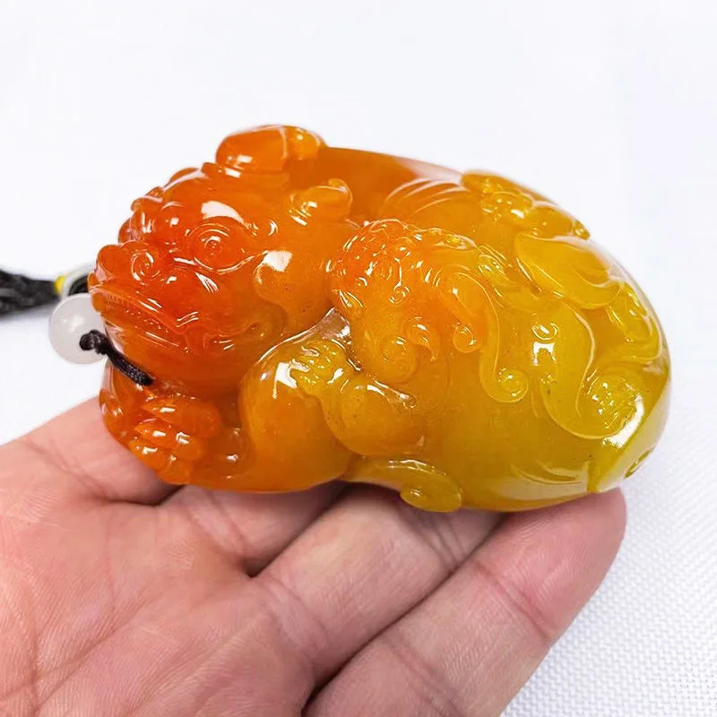 내추럴 황 롱유 픽시우 펜던트 목걸이, 매력적인 주얼리 - Men Accessories Wrist 리뷰 및 가격